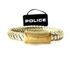 POLICE Leather bracelet PJ22045BLG-06-21