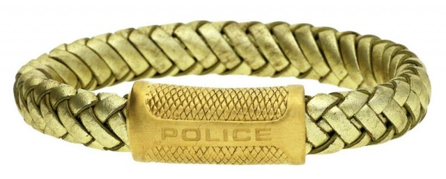 POLICE Leather bracelet PJ22045BLG-06-21